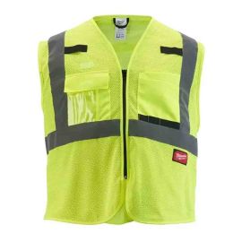 Milwaukee 48-73-5114C Class 2 High Visibility Mesh Safety Vest (Yellow) 4XL/5XL (Pack of 12)