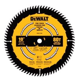 Dewalt DWA11080 10 in. 80T Fine Finish Saw Blade