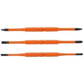 Klein Tools 13157 Screwdriver Blades Insulated 3Pk