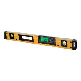 Big Horn 14222 24 Inch Magnetic Digital Level with Bubble, Memory Functions and Protractor - IP54 Dustproof and Waterproof - Carrying Case