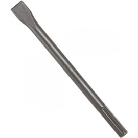 Bosch HS1811B20 1 Inch x 12 Inch Flat Chisel Tool Round Hex/Spline Hammer Steel - 20 Pieces
