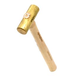 Big Horn 15124 1 LBs Brass Hammer with Hickory Handle
