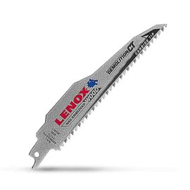 Lenox 1832118 Demolition Ct Reciprocating Saw Blade, 1 in W, 6 in L, 6 Tpi, Carbide Cutting Edge