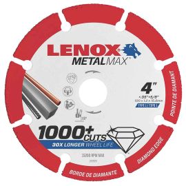 Lenox 1972920 Lenox Diam Cutoff Wheel ag 4 Inch x 5/8 Inch