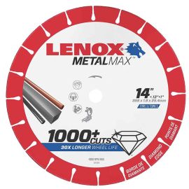 Lenox 1972929 Lenox Diam Cutoff Wheel ch 14 Inch x 1 Inch