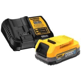 Dewalt DCBP034C 20V Max Starter Kit With Powerstack Lithium-Ion Compact Battery And Charger 