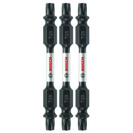 Bosch ITDET252503 Impact Tough 2.5 Inch Torx #25 Double-Ended Bits - 15 Pieces