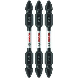 Bosch ITDEPH22503 Impact Tough 2.5 Inch Phillips #2 Double-Ended Bits - 15 Pieces