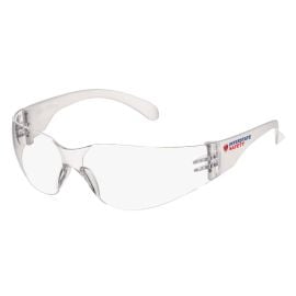  Interstate Safety 40251 Polycarbonate Impact Resistant Safety Glasses, Clear Frame and Lens