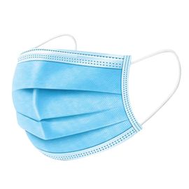 Interstate Safety 40364 Disposable Face Mask with Elastic Earloop - 16 Bags of 3 Masks/Bag