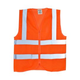 Interstate Safety 40462 High Visibility Safety Vest - Orange (Large)