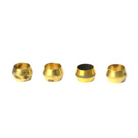 Thrifco 4401343 #60 5/16 Inch Lead-Free Brass Compression Sleeve 4/Pack