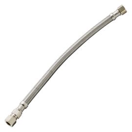 Thrifco 4401482 3/8 Inch Comp x 3/8 Inch UNION x 12 Inch Long Stainless Steel Faucet Riser