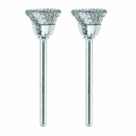 Dremel 442-02 1/2 Inch Carbon Steel Brushes - 10 Pieces