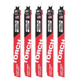 Milwaukee 48-00-5562 9 Inch 7tpi The Torch For Cast Iron With Nitrus Carbide - 5 Pack