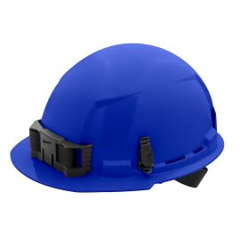 Milwaukee 48-73-1104 Blue Front Brim Hard Hat with 4pt Ratcheting Suspension Type 1 Class E (USA) - 5 Pack