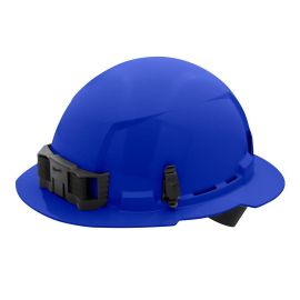 Milwaukee 48-73-1104C Blue Front Brim Hard Hat with 4pt Ratcheting Suspension Type 1 Class E (USA) - 6 Pack