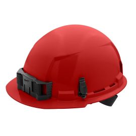 Milwaukee 48-73-1108 Red Front Brim Hard Hat with 4pt Ratcheting Suspension Type 1 Class E (USA) - 5 Pack