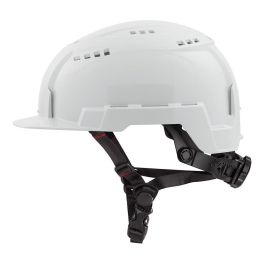 Milwaukee 48-73-1320 White Front Brim Vented Helmet with BOLT Class C (USA) - Type 2