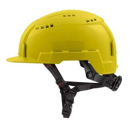 Milwaukee 48-73-1322 Yellow Front Brim Vented Safety Helmet with BOLT Class C (USA) - Type 2