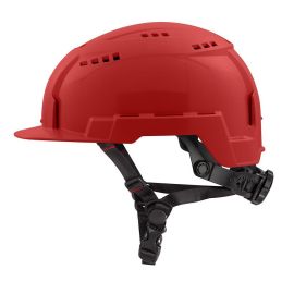 Milwaukee 48-73-1328 Red Front Brim Vented Helmet with BOLT Class C (USA) - Type 2