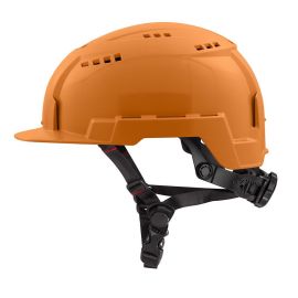 Milwaukee 48-73-1332 Orange Front Brim Vented Helmet with BOLT Class C (USA) - Type 2