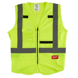 Milwaukee 48-73-5062 Class 2 High Visibility Safety Vests (Yellow) L/XL (Pack of 12)