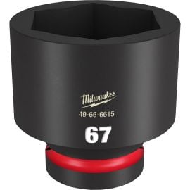 Milwaukee 49-66-6615 Shockwave Impact Duty Socket 1 Inch Drive 67MM Standard 6 Point