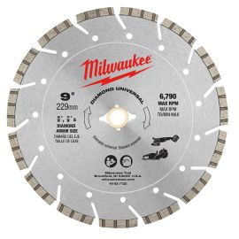 Milwaukee 49-93-7125 9 Inch Diamond Universal Segmented Blade