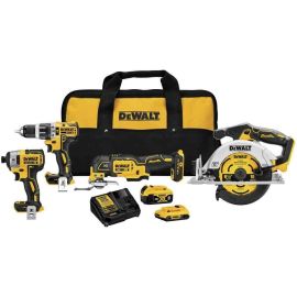 Dewalt DCK482D1M1 20V MAX XR Brushless Lithium-Ion Cordless 4-Tool Combo Kit with (1) 2 Ah and (1) 4 Ah Battery