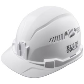 Klein Tools 60105 Hard Hat, Vented, Cap Style, White