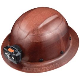 Klein Tools 60447 Hard Hat, KONSTRUCT Series, Full Brim, Class G, Rechargeable Headlamp