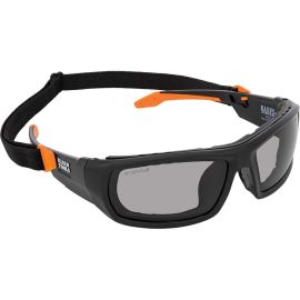 Klein Tools 60471 Professional Full Frame Gasket Safety Glasses, Gray Lens