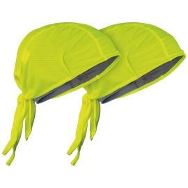 Klein Tools 60546 Cooling Do Rag, High Visibility Yellow, 2 Pack
