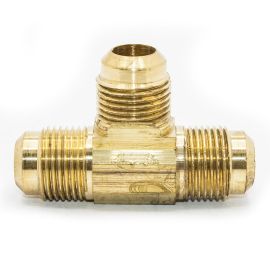 Thrifco 6944004 #44 5/16 Inch Brass Flare Tee