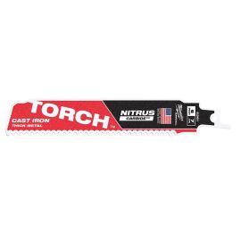 Milwaukee 48-00-5261 6 Inch 7TPI The TORCH™ for CAST IRON with NITRUS CARBIDE™ 1PK