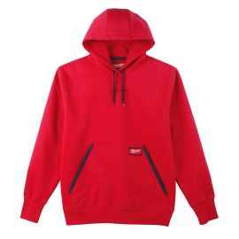 Milwaukee 350R-XL Heavy Duty Red Pullover Hoodie - X-Large