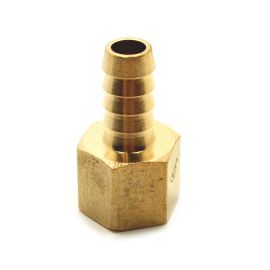 Thrifco 7028142 3/8" Hose Barb X 3/8" FIP Brass Adapter