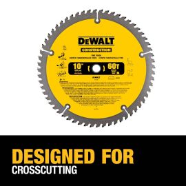 Dewalt DW3106P5D60I Series 20 10-Inch 60T Fine Finish Saw Blade, 2-Pack