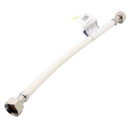 Thrifco 7642010 1/2 Inch Fip X 1/2 Inch Fip X 12 Inch Long Flexible Braided PVC Faucet Riser