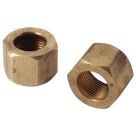 Thrifco 9461002 #61 3/16 Inch Lead-Free Brass Compression Nut [2]