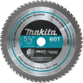 Makita A-96110 5-7/8" 60T Carbide-Tipped Saw Blade, Stainless Steel