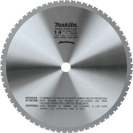 Makita A-97592 14 Inch (70T) Carbide-Tipped Metal Cutting Blade, Ferrous Metal