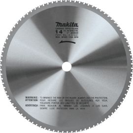 Makita A-97601 14 Inch (90T) Carbide-Tipped Metal Cutting Blade, Ferrous Metal - Thin Gauge