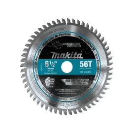 Makita A-99976 6-1/2 Inch 56T Carbide-Tipped Cordless Plunge Saw Blade, Aluminum