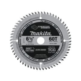 Makita A-99998 6-1/2 Inch 60T (TCG) Carbide-Tipped Cordless Plunge Saw Blade, MDF, Laminate