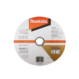 Makita B-12675 9 Inch x .075 Inch x 7/8 Inch INOX Thin Cut-Off Wheel, 60 Grit