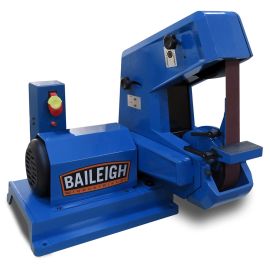 Baileigh BG-260S 110V 1-1/2hp Single Speed Three Wheel Belt Grinder. 2 Inch Belt Width 60 Inch Belt Length