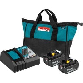 Makita BL1840BDC2 18V LXT® Lithium‑Ion Battery and Rapid Optimum Charger Starter Pack (4.0Ah)