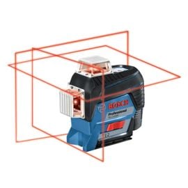 Bosch GLL3-330C 12V Max 360⁰ Connected Three-Plane Leveling and Alignment-Line Laser Kit with (1) 2.0 Ah Battery